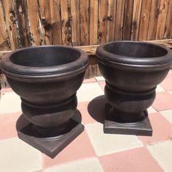 New Flower Pots Made Out Of Cement Perfect Gift 