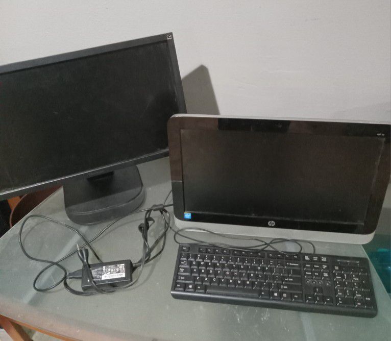 Computer with Second Monitor