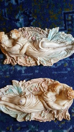 Adam and Eve wall sconce