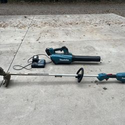 Makita leaf blower and weed Wacker 