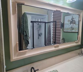 Large wall mirror
