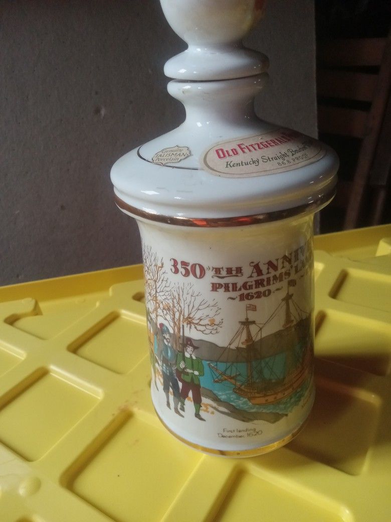 350th Anniversary Pilgrims Crossing Liquor Decanter