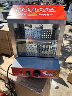 2026 hot dog steamer commercial bun warmer for $100