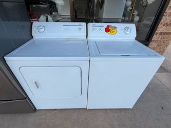 Used White Kenmore Washer and Dryer Toploader