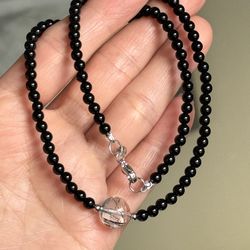 Black Tourmaline & Black Rutile 