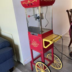 Popcorn Machine very Cute 11 Inches Wide X 4 Feet High