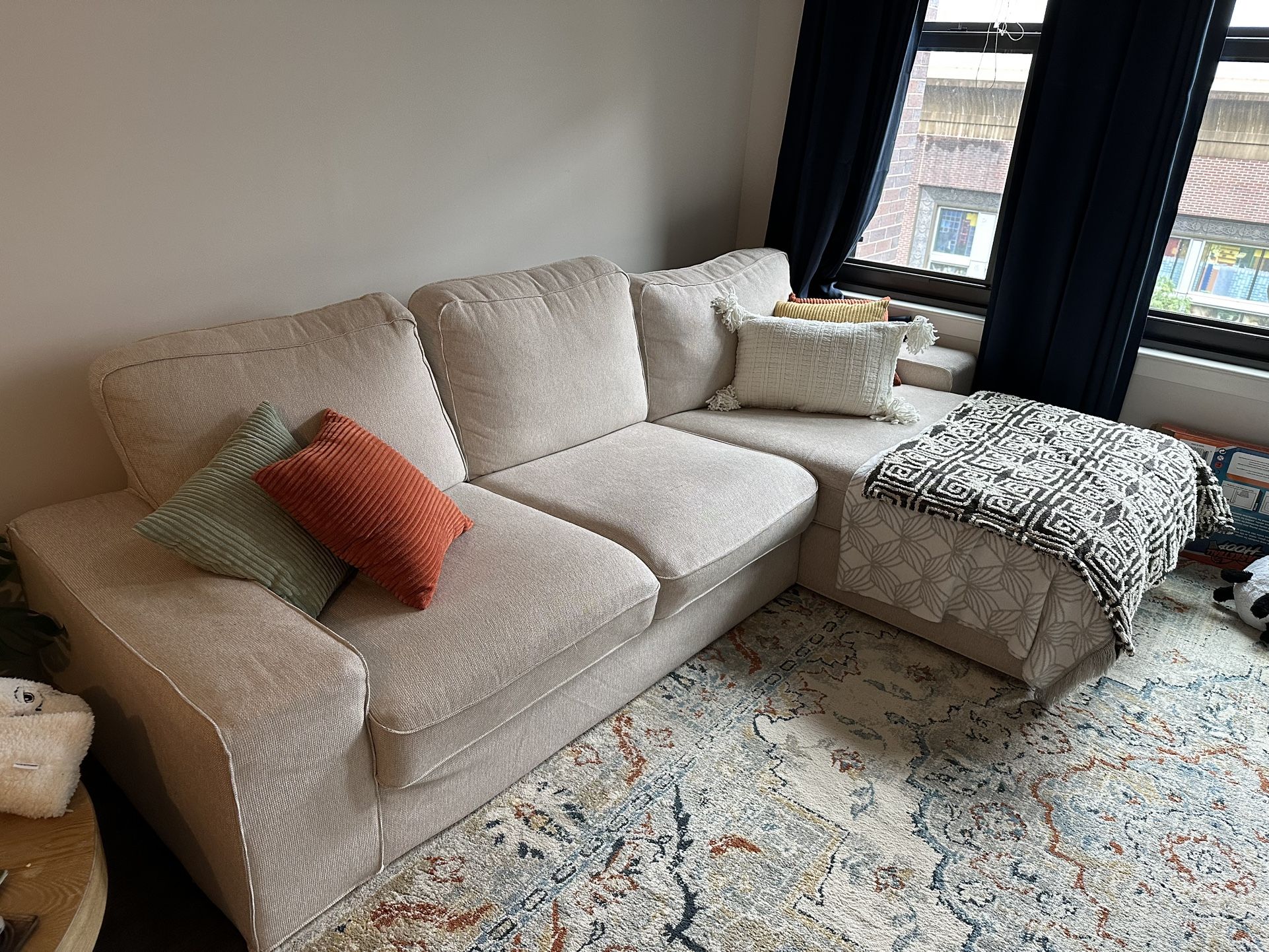 3 Seater Kivik Sofa With Chaise Lounge