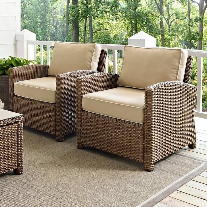 Crosley Wicker Arm Chair X3 for Sale in Roanoke, TX - OfferUp