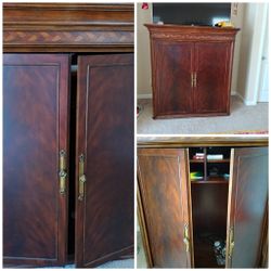 Fine Wood Brand New Part Of A 3,000 Dollar Cabnit Set With As Seen In The Picture ….. Couldn’t Get It Up Stair In The House So Selling It