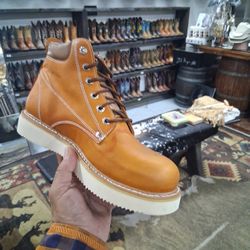 Botas De Piel De México Cómodas Para Trabajar 