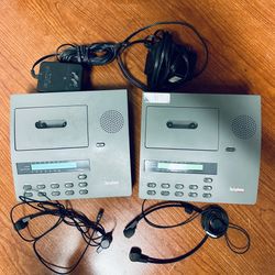TWO Dictaphone Model 2750 & Headset