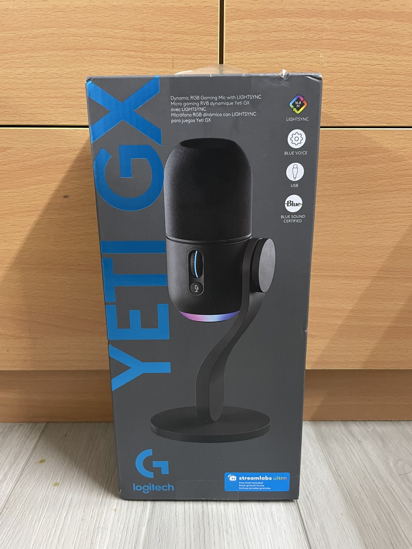 Logitech Blue Yeti GX Dynamic Microphone Black ( Brand New Factory Sealed )