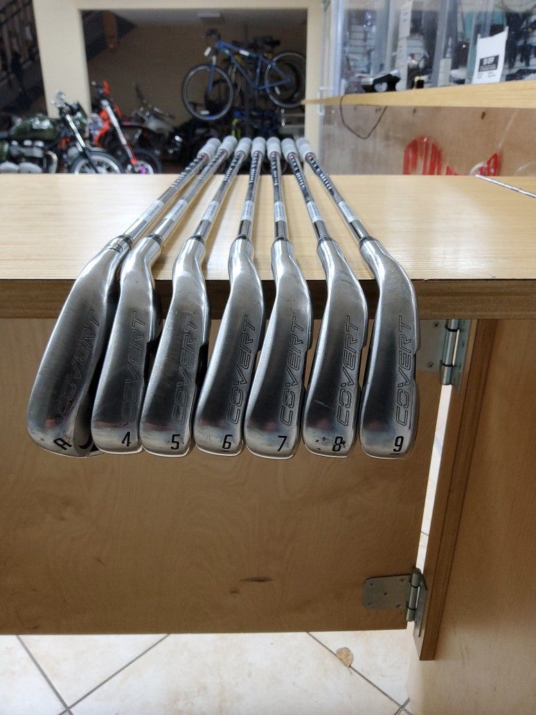 Nike VRS covert Iron Set 4,6,7,8,9,A Steel Shaft Right Handed Golf