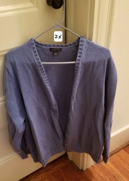 2XL Sweater And 3/4 Sleeve Top