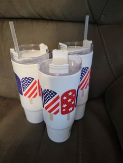 New summer cups red white and blue