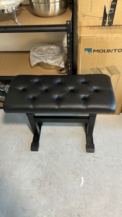 Height Adjustable Piano Bench Hydraulic Lifting Keyboard Bench Heavy Piano Stool