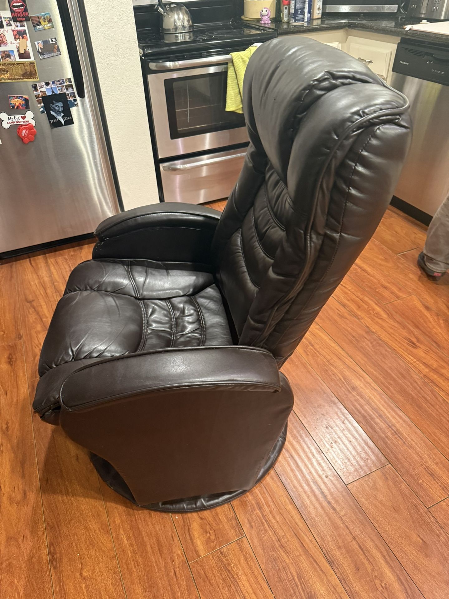 Fake Leather Rocker Recliner