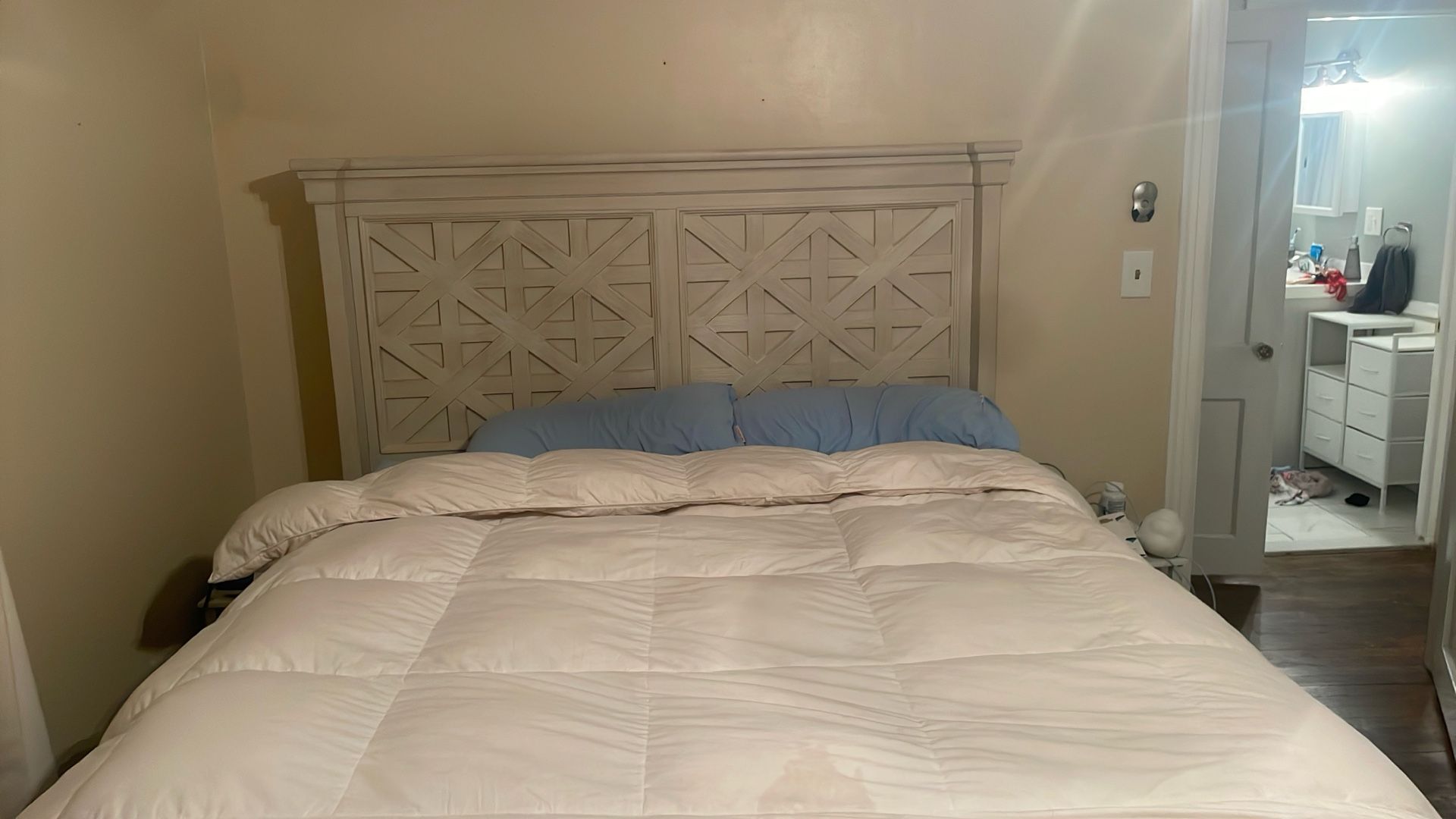 Queen Sized Bed And Mattress Set 