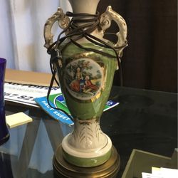 Antique Lamp , Porcelain 