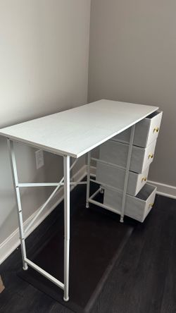 White desk