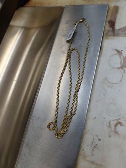 Rope chain 14k gold