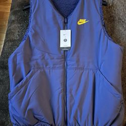 NIKE X PARIS ST GERMAIN VEST REVERSIBLE NEW WITH TAGS