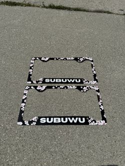 Subaru Plate Frame
