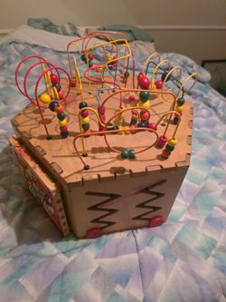 Anatex Six-Sided Play Cube Activity Center child toy