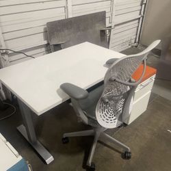 J Star Motion 48” Desk! We Also Have Chairs, Monitor Arms, Monitors, And More!