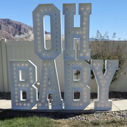 Marquee Letters And Numbers 