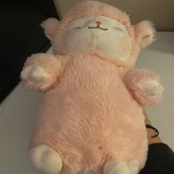 pink fat lamb plushy