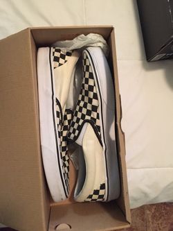 Size 13 vans slip ons