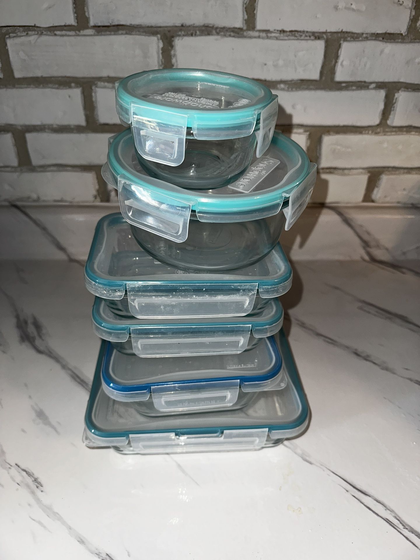 Snap ware Glass Containers 