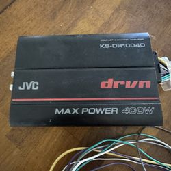Jvc drvn 4 channel amplifier 400 w amp marine