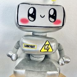 "Official LankyBox LankyBot 13"" Light Up Plush Robot 2022"