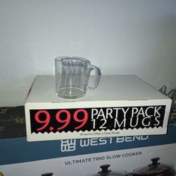  12 Mugs. New Never Use.  In Box