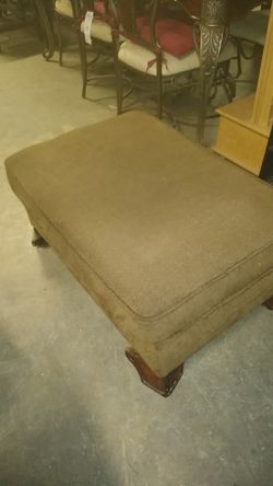 Brown ottoman