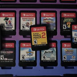 Nintendo Switch Video Games No Cases $40 Each