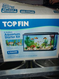 5 Gallon Aquarium And All The Extras