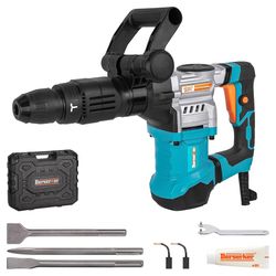 Berserker 1300W 16-Pound SDS-Max Demolition Jack Hammer, 1-9/16" 11-Amp Small Corded Electric Demo Chipping Hammer for Floor Tile Removal, Concrete Br
