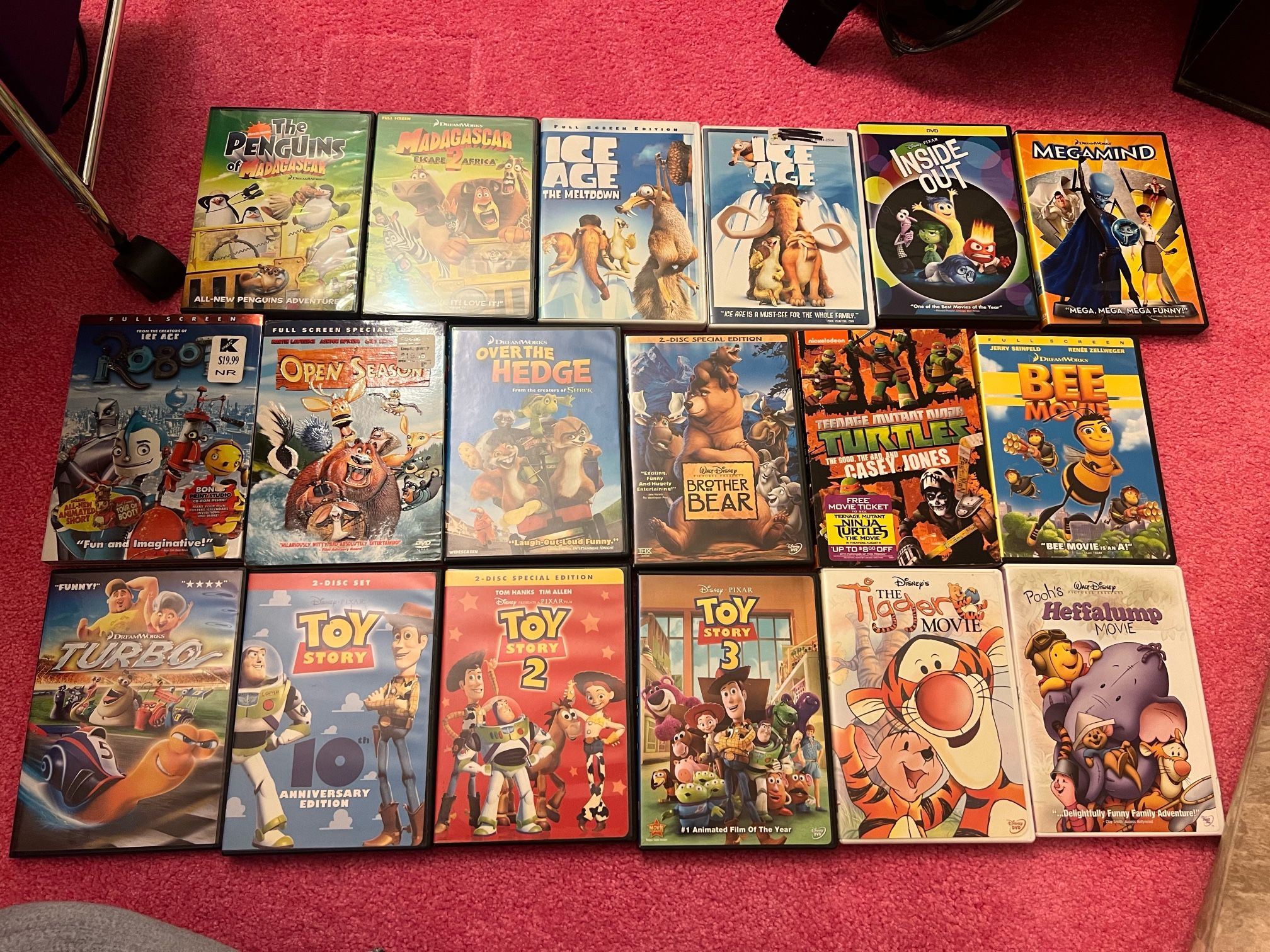 Several Childrens Movies, DVD, Classics, Disney