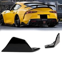 For 20-24 Toyota Supra A90/ A91 Rear Bumper Side Splitter Aprons Splats
