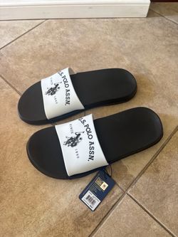 Men's U.S. Polo Assn. Slip-On Sport Slide Sandals. Size 7/8.