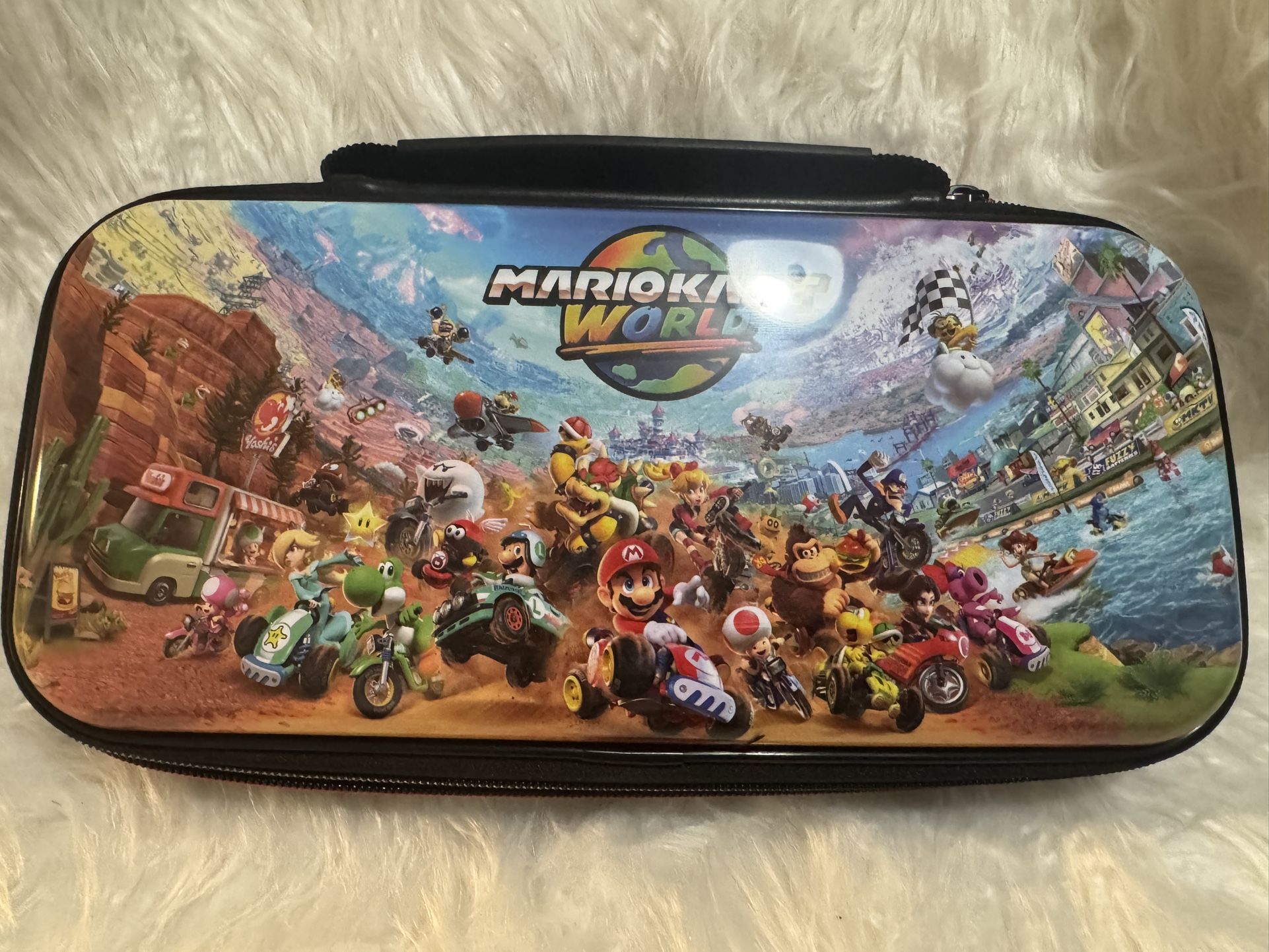 Mario Kart World Game Traveler Deluxe Licensed Travel Case Designed for Nintendo Switch 2