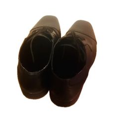 Stafford Black Dress Shoes Size 6 