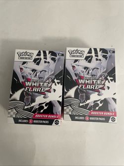 Pokémon TCG White Flare Booster Bundle Box Lot (2) 12 Packs ENG