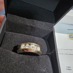 14k Gold Mens Diamond Ring