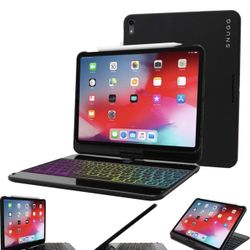 iPad Pro 11 Case With Keyboard - Black