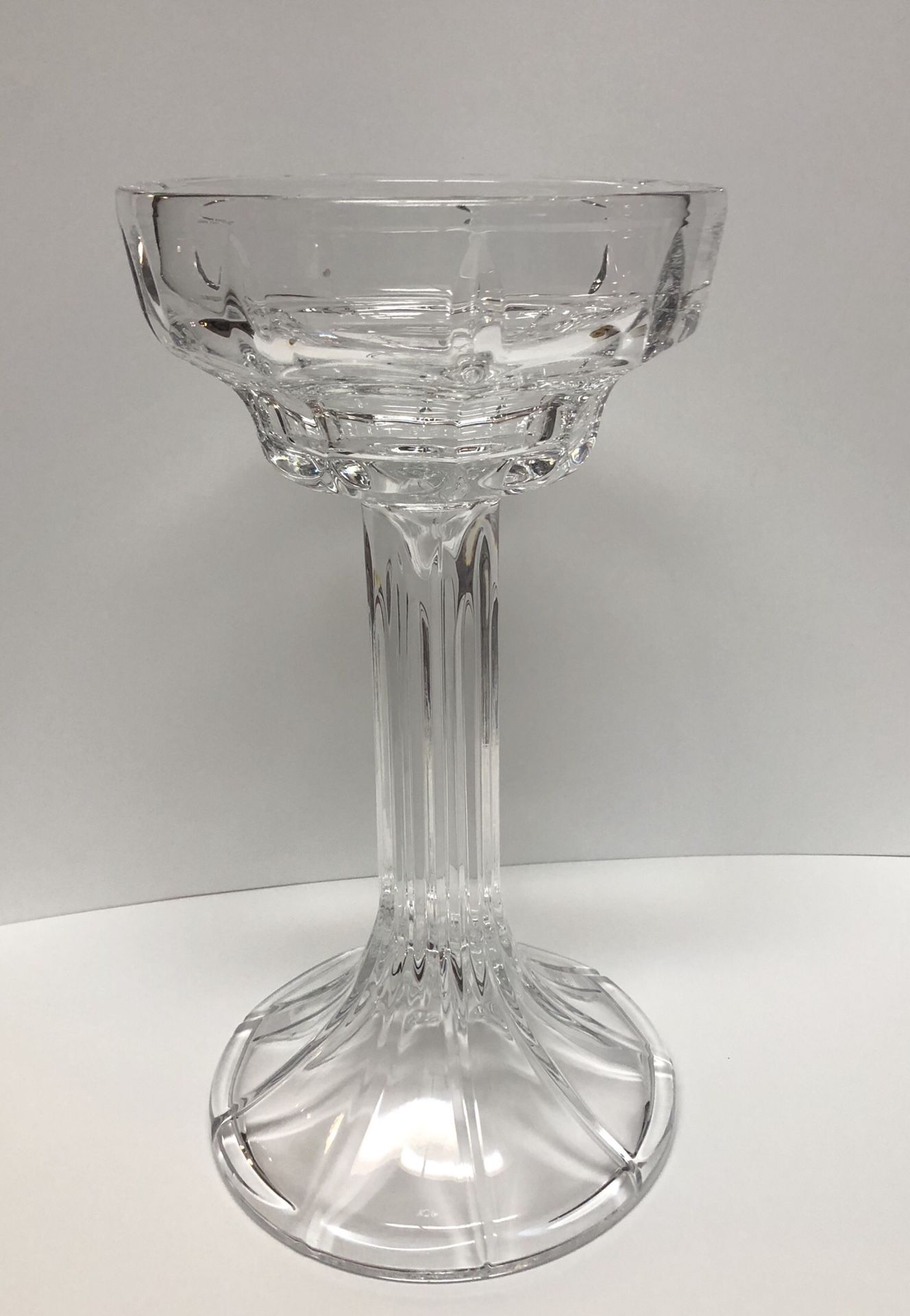 Crystal Candle Holder Elegant Decor Centerpiece 10” Tall