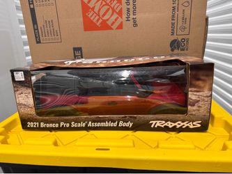 Traxxas 2021 Bronco pro scale hard body assembled 1/10 scale red trx4